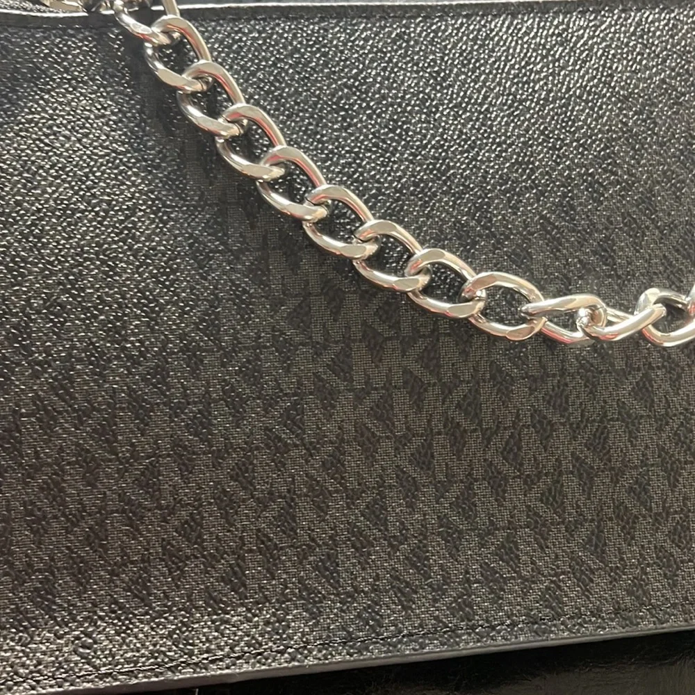 Michael Kors Pack Belt With Pull Chain, Black/Grey, LARGE - Picture 3 of 8
